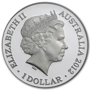 Australia / Silver Ounce 2012 Year of the Dragon (RAM) - obverse photo