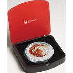 Silver Ounce 2012 Year of the Dragon Gemstone Edition: Photo Coin, Australia, Silver Ounce 2012 Year of the Dragon Gemstone Edition / thumbnail
