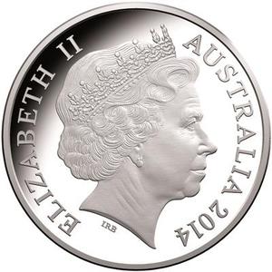 Australia / One Dollar Silver 2014 Voyage to Terra Australis - obverse photo