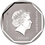 Silver Ounce 2014 Road Sign - Koala: Photo Coin, Australia, Silver Ounce 2014 Road Sign - Koala / thumbnail