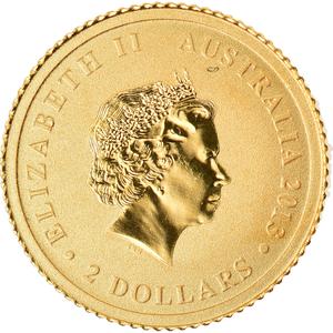 Australia / Gold Half Gram 2013 Mini Roo - obverse photo