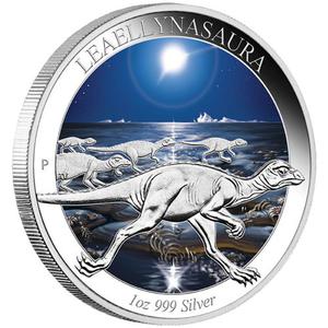 Australia / Silver Ounce 2015 Leaellynasaura - reverse photo