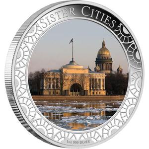 Australia / Silver Ounce 2013 Sister Cities - obverse photo