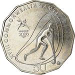 Fifty Cents 2006 XVIII Commonwealth Games - Hockey: Photo Coin, Australia, Fifty Cents 2006 XVIII Commonwealth Games -  Hockey / thumbnail