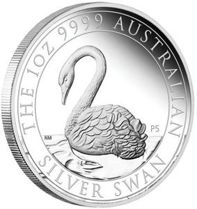Australia / Silver Ounce (1 oz), Australian Swan - reverse photo