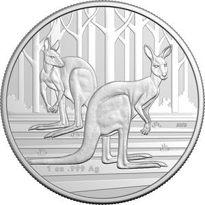Australia / Silver Ounce 2024 Kangaroo, RAM Bullion - reverse photo