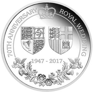Australia / Silver Ounce 2017 Royal Wedding Anniversary - reverse photo