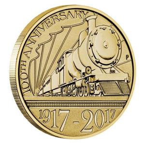 Australia / One Dollar 2017 Trans-Australian Railway - reverse photo