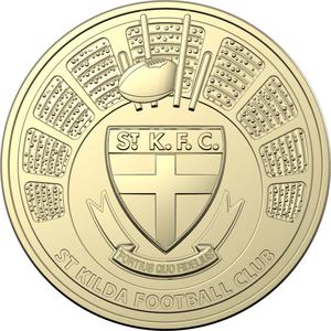 Australia / One Dollar 2024 AFL - St Kilda Football Club - reverse photo