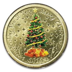 Australia / One Dollar 2011 Merry Christmas - reverse photo