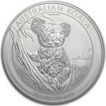 Silver Kilo 2015 Australian Koala: Photo 2015 Australia 1 kilo Silver Koala BU / thumbnail