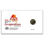 One Dollar 2012 Year of Co-operatives: Photo Coin, Australia, One Dollar 2012 Year of Co-operatives / thumbnail