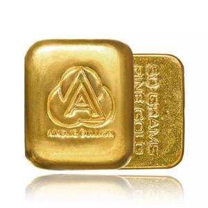 Australia / Gold Fifty Grams Bar - Ainslie Bullion, Cast - reverse photo