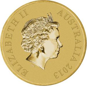 Australia / One Dollar 2013 Skiing - obverse photo