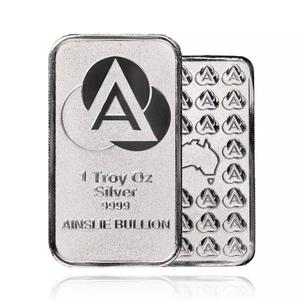 Australia / Silver Ounce Bar - Ainslie Bullion - reverse photo