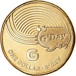 One Dollar 2019 G - G’day: Photo Coin, Australia, Dollar 2019 - Letter G / thumbnail