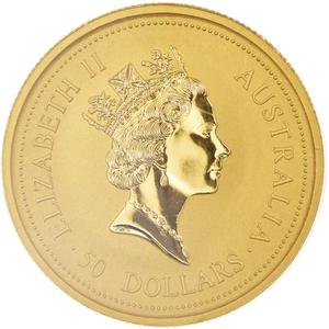 Australia / Gold Half Ounce 1995 Australian Nugget - obverse photo