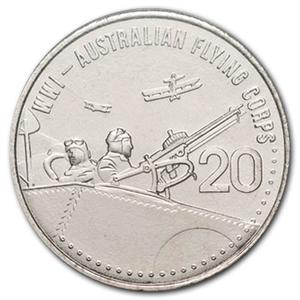 Australia / Twenty Cents 2015 Australian Flying Corps - reverse photo