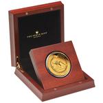 Gold Five Ounces 2021 Australian Kangaroo - Nugget: Photo 35th Anniversary of the Australian Kangaroo Nugget 2021 5oz Gold Proof Coin / thumbnail