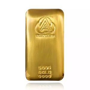 Australia / Gold Half Kilo Bar - Ainslie Bullion - reverse photo