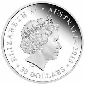 Australia / Silver Kilo 2015 ANZAC Spirit - Lest We Forget - reverse photo