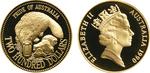 Two Hundred Dollars Gold 1990: Photo Coin, Australia, Two Hundred Dollars Gold 1990 / thumbnail