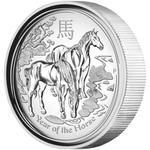 Silver Ounce 2014 Year of the Horse, High Relief: Photo Coin, Australia, Silver Ounce 2014 Year of the Horse / thumbnail
