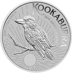 Australia / Platinum Tenth-Ounce 2025 Australian Kookaburra - reverse photo
