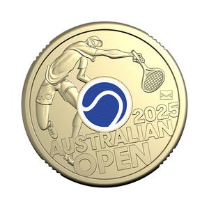 Australia / Two Dollars 2025 Australian Open - Men's - obverse photo