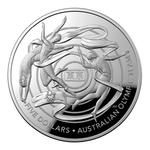 Silver Ounce 2020 Australian Olympic Team: Photo Coin, Australia, Silver Ounce 2020 Australian Olympic Team / thumbnail