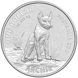 Australia / Silver Ounce 2017 Australia Zoo - Alpine Dingo - reverse photo