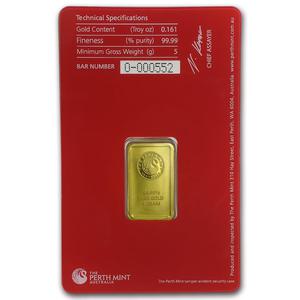 Australia / Gold Five Grams Oriana - obverse photo