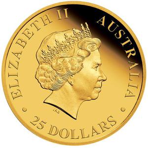 Australia / Gold Quarter Ounce 2014 Australian Koala - obverse photo