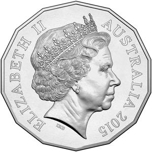 Australia / Fifty Cents 2015 Year of the Goat - obverse photo