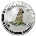 Silver Five Ounces 2006 Year of the Dog: Photo Coin, Australia, Silver Five Ounces 2006 Year of the Dog / thumbnail