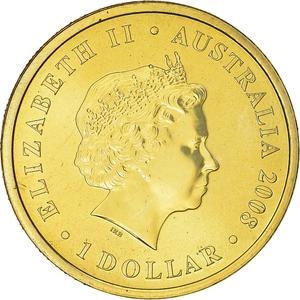 Australia / One Dollar 2008 Whale Shark - obverse photo