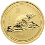 Gold Ounce 1996 Year of the Rat: Photo Coin, Australia, Gold Ounce 1996 Year of the Rat / thumbnail