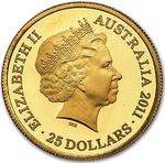 Gold Fifth-Ounce 2011 Kangaroo at Sunset: Photo 2011 Australia 1/5 oz Proof Gold Kangaroo at Sunset / thumbnail