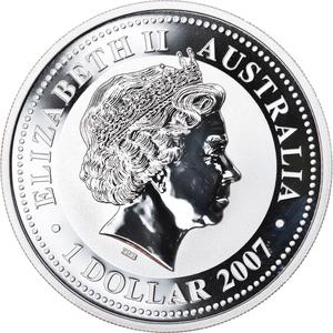 Australia / Silver Ounce 2010 Year of the Tiger, Second Design - obverse photo