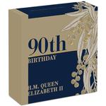 Gold Quarter Ounce 2016 Queen's 90th Birthday: Photo Coin, Australia, Gold Quarter Ounce 2016 Queen's 90th Birthday / thumbnail