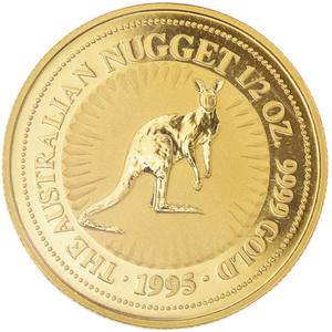 Australia / Gold Half Ounce 1995 Australian Nugget - reverse photo