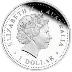 Australia / Silver Ounce 2009 South Magnetic Pole - obverse photo
