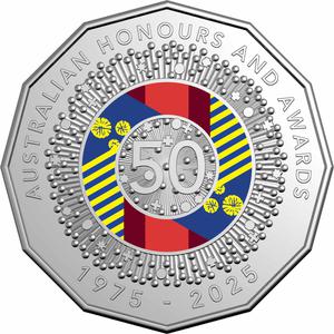 Australia / Fifty Cents 2025 Australian Honours System - reverse photo