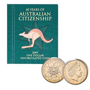Australia / One Dollar 2009 Australian Citizenship Anniversary - reverse photo