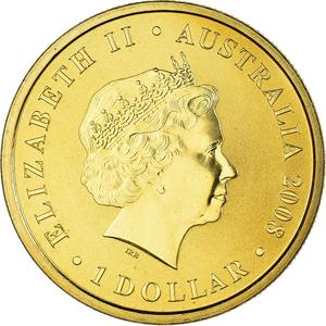Australia / One Dollar 2008 Grey Kangaroo - reverse photo