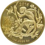 Gold Ounce 2016 Year of the Monkey, RAM: Photo Coin, Australia, Gold Ounce 2016 Year of the Monkey, RAM / thumbnail