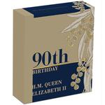 Silver Ounce 2016 Queen's 90th Birthday: Photo Coin, Australia, Silver Ounce 2016 Queen's 90th Birthday / thumbnail