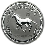 Silver Half Ounce 2002 Year of the Horse: Photo Coin, Australia, Silver Half Ounce 2002 Year of the Horse / thumbnail