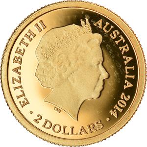 Australia / Gold Half Gram 2014 Platypus - obverse photo