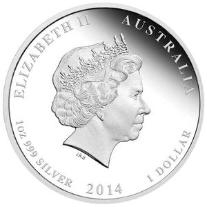 Australia / Silver Ounce 2014 Australian Submarines - obverse photo
